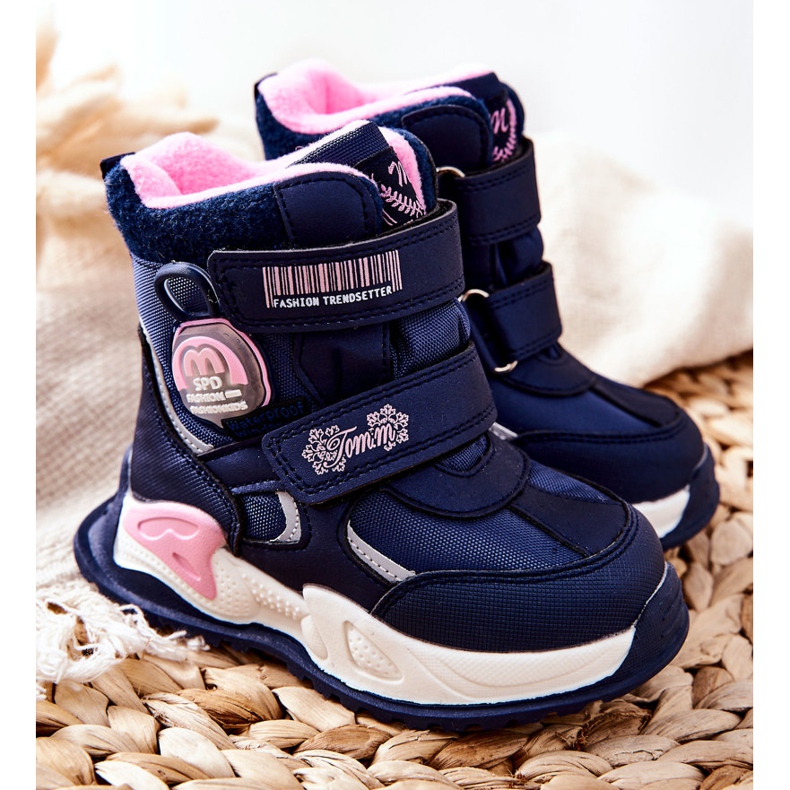 PJ2 Children's Warm Snow Boots Navy Blue Nemi Boots 1