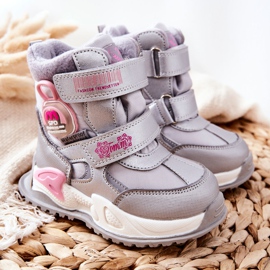 PJ2 Children's Warm Snow Boots Boots Silver Nemi 1