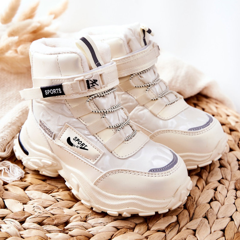 PJ2 Warm snow boots Boots Light Beige Erila 1