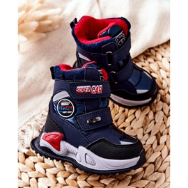 PJ2 Warm snow boots Boots With Velcro Navy Blue Rizie 2 PJ2 Warm snow boots Boots With Velcro Navy Blue Rizie 2