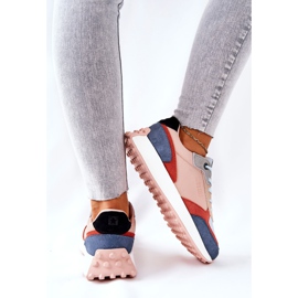 Sport Shoes Memory Foam Big Star II274401 Beige-Blue 1