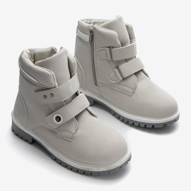 Marcil's gray children's trappers grey 1