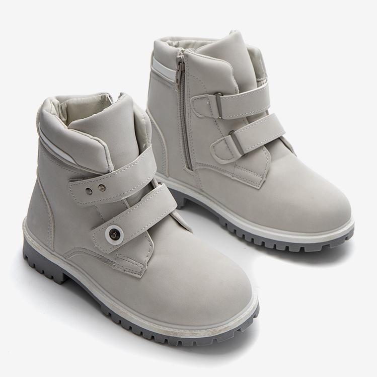 Marcil's gray children's trappers grey 1