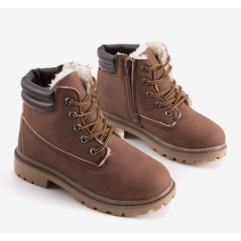 Marseau children's brown trappers 1