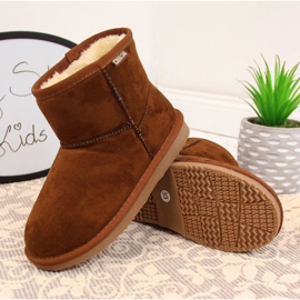 Insulated snow boots Big Star Jr GG374082 brown white 1
