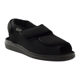 Befado 733m007 health sandals Dr.Orto black 1