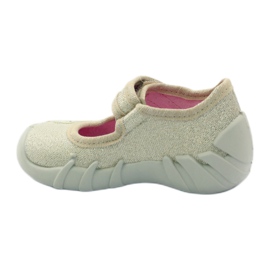 Girls' slippers Golden Befado bow 2 Girls' slippers Golden Befado bow 2