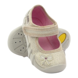 Girls' slippers Golden Befado bow 3 Girls' slippers Golden Befado bow 3