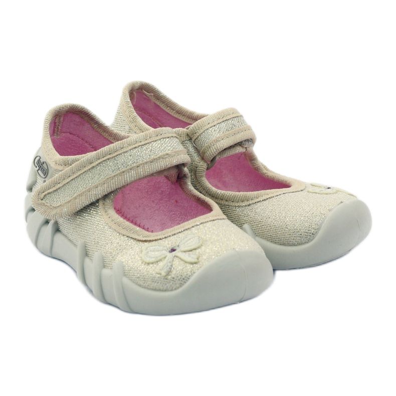 Girls' slippers Golden Befado bow 4 Girls' slippers Golden Befado bow 4