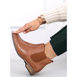 Classic women's Chelsea boots Gerd Camel brown 1