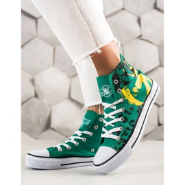 Green New Age Sneakers 1