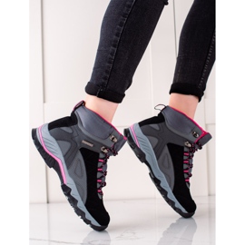 MCKEYLOR trekking shoes black pink grey 2