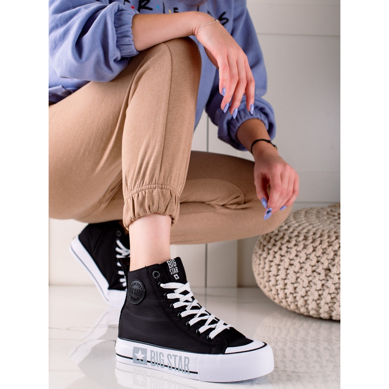 Women's Sneakers Big Star II274012 black 1