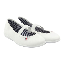 Women's white sneakers Befado 493Q003 white 4