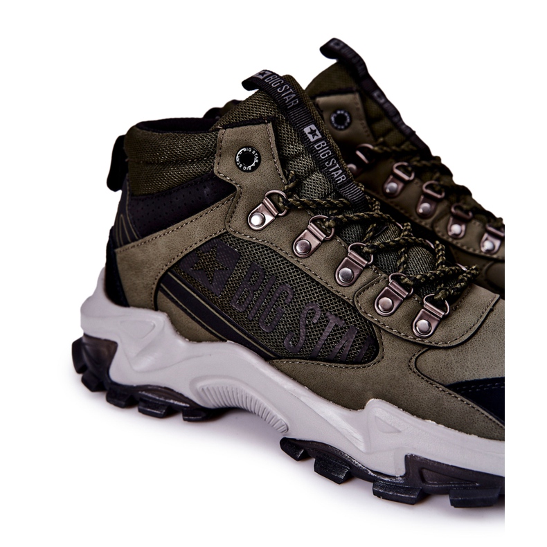 Men's Trekking Shoes Big Star II174202 Khaki black green 1 Men's Trekking Shoes Big Star II174202 Khaki black green 1