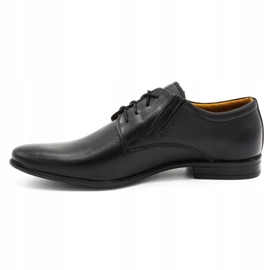 Black male leather shoes 1