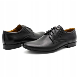 Black male leather shoes 5