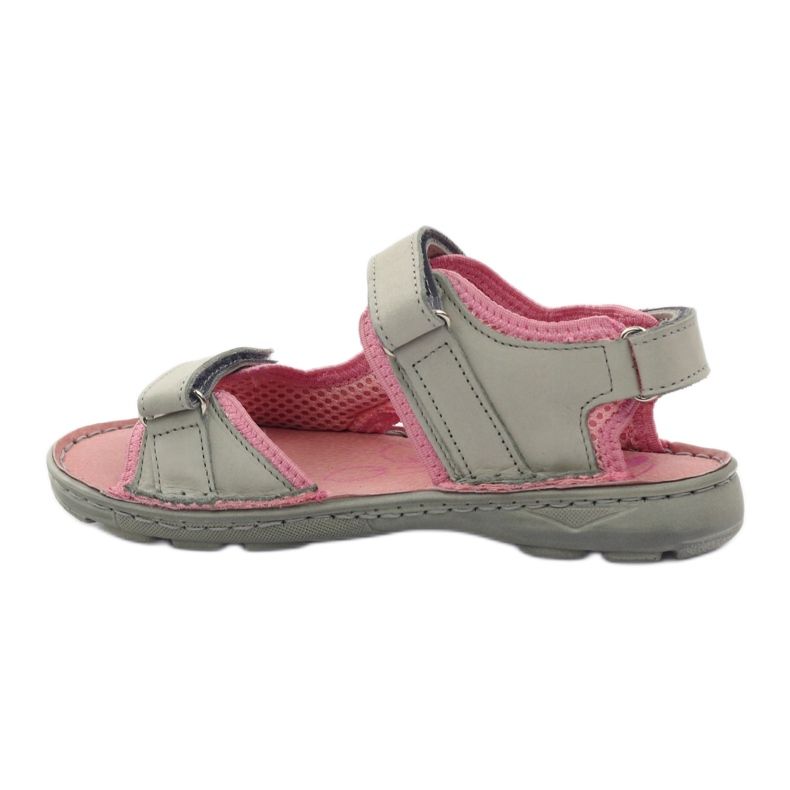 Girls' sandals Ren But ashen-pink grey 1