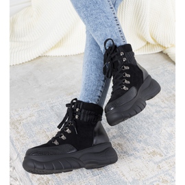 Black winter sneakers with the Miron animal theme 1 Black winter sneakers with the Miron animal theme 1