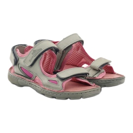 Girls' sandals Ren But ashen-pink grey 3
