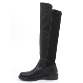 Arles Black women's riding boots 1