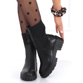 Chelsea boots sock upper Anne Black 1