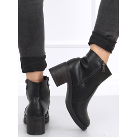 Forra Black wide heel boots 1