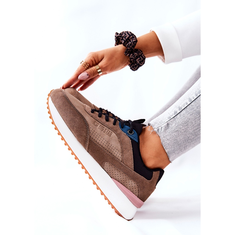 Sports Shoes Memory Foam Big Star II274407 Brown-Black 2 Sports Shoes Memory Foam Big Star II274407 Brown-Black 2