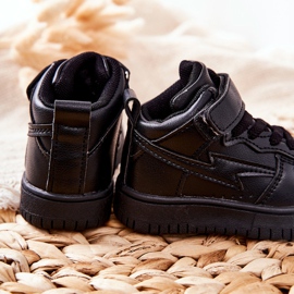 FR1 Children's High Sport Shoes Black Bartnie 1