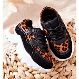 FR1 Children's Sport Shoes Sneakers Brown and Black Nila white 1 FR1 Children's Sport Shoes Sneakers Brown and Black Nila white 1