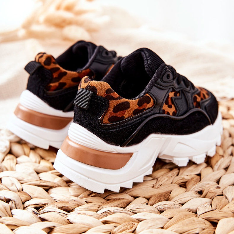 FR1 Children's Sport Shoes Sneakers Brown and Black Nila white 2 FR1 Children's Sport Shoes Sneakers Brown and Black Nila white 2