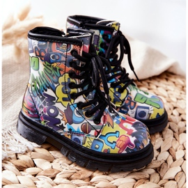 FR1 Children's Warm Boots With A Colorful Zipper Tiptop multicolored 1