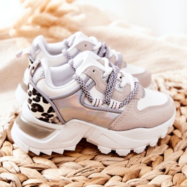 FR1 Children's Sport Shoes Sneakers White Rommie multicolored 2