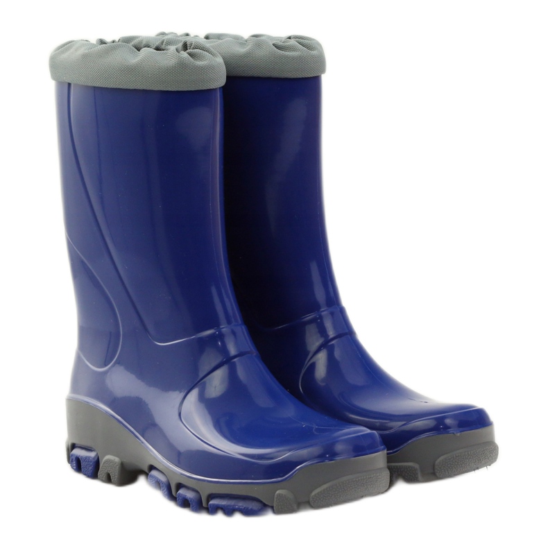 Galoshes with silver ions Ren But cornflower blue grey 4