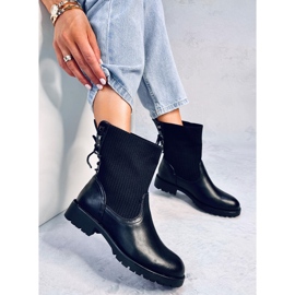 Ankle boots with a Ryno Black sock upper 2