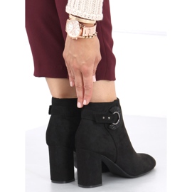 Polla Black high heels 1