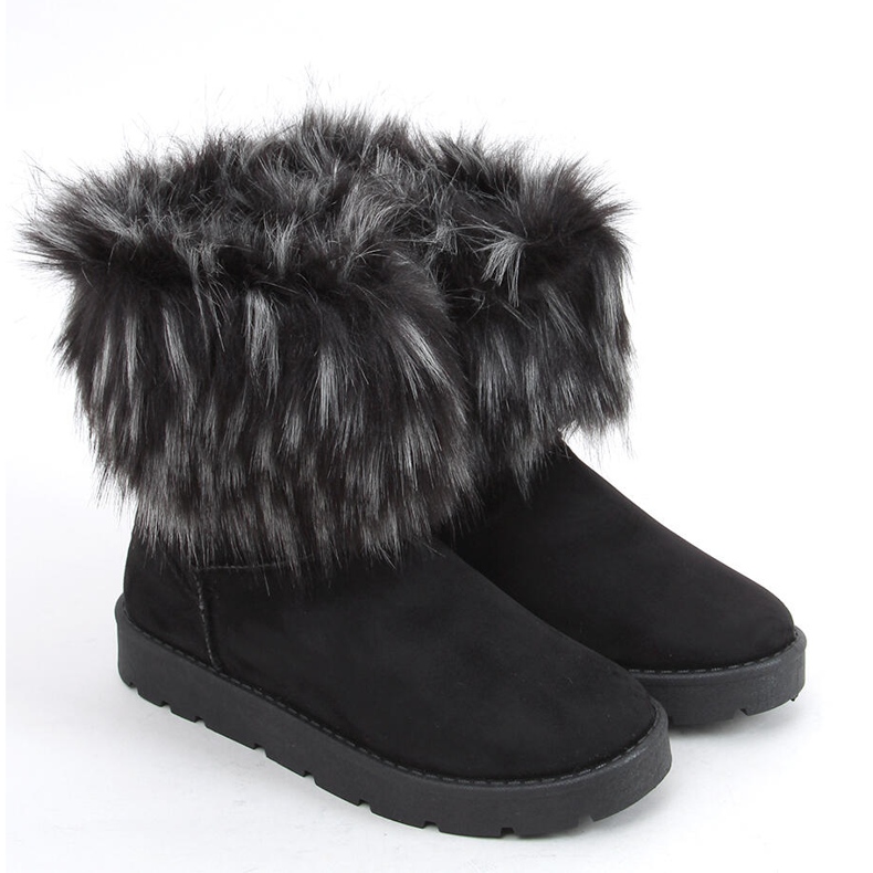 Snow boots with fur from Else Black 2