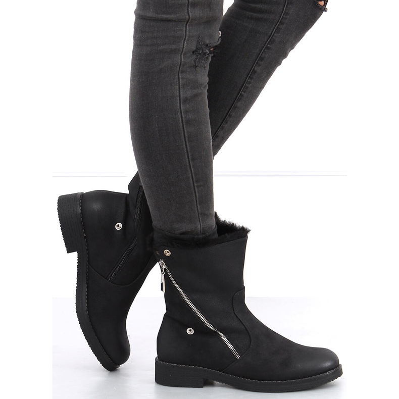 Double Black 2-in-1 boots 1