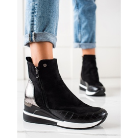 W. Potocki Boots On Wedge Potocki black 1