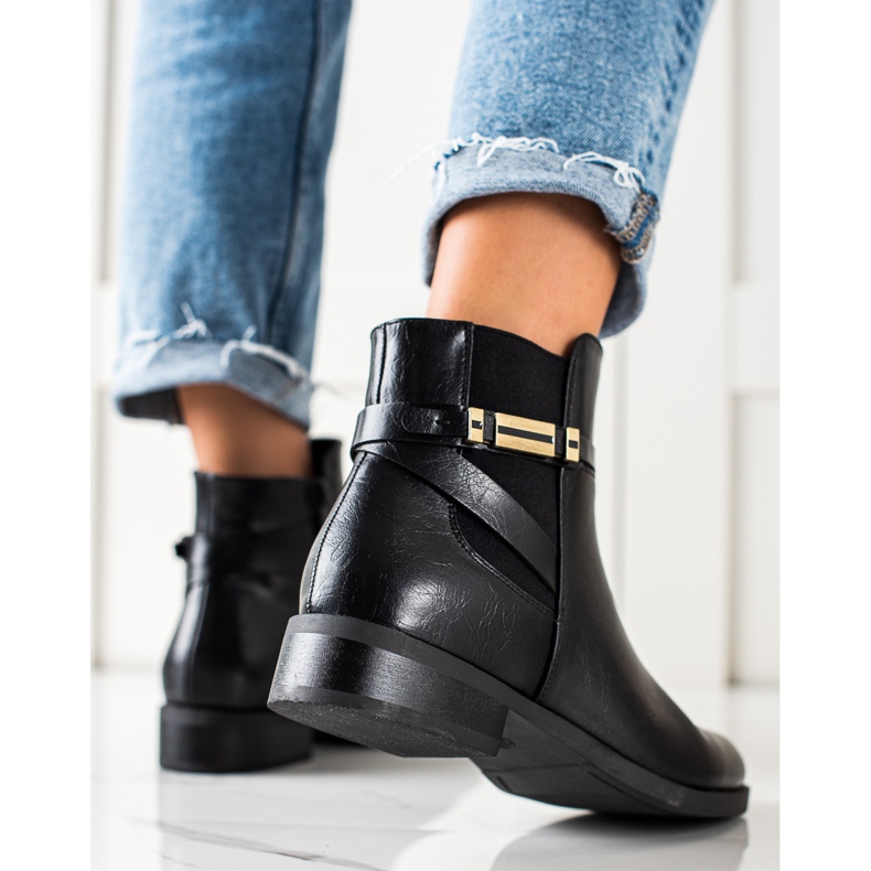 W. Potocki Elegant Black Potocki boots 1