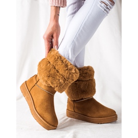 Women's snow boots Big Star II274127 brown 1
