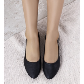 Black eco-suede ballerinas from Silma 1