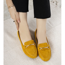 Mustard women's Dominique loafers yellow 1 Mustard women's Dominique loafers yellow 1