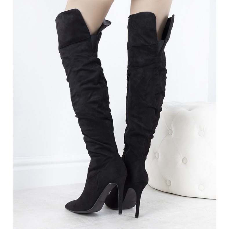 Black thigh-high boots from Arment 1