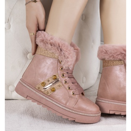 Bernal pink winter sneakers 1