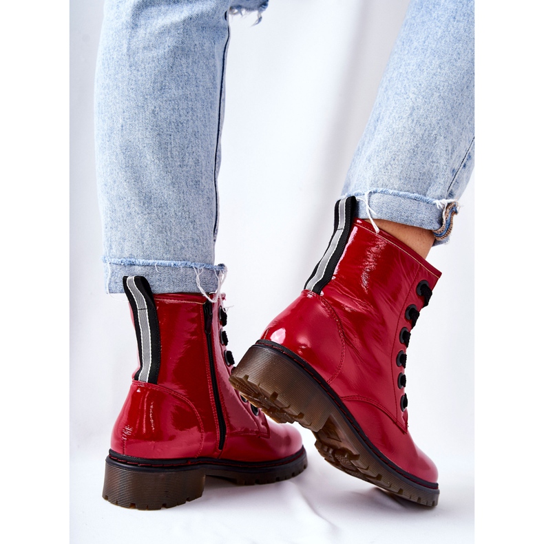 PE1 Lacquered Warm Workers Red Lomess 1