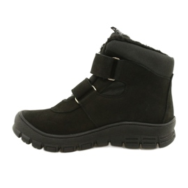 Black Waterproof Boots with Velcro Mazurek 1360 2