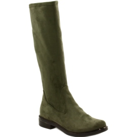 Women's boots Caprice 25512-27 737 olive stretch green 1 Women's boots Caprice 25512-27 737 olive stretch green 1