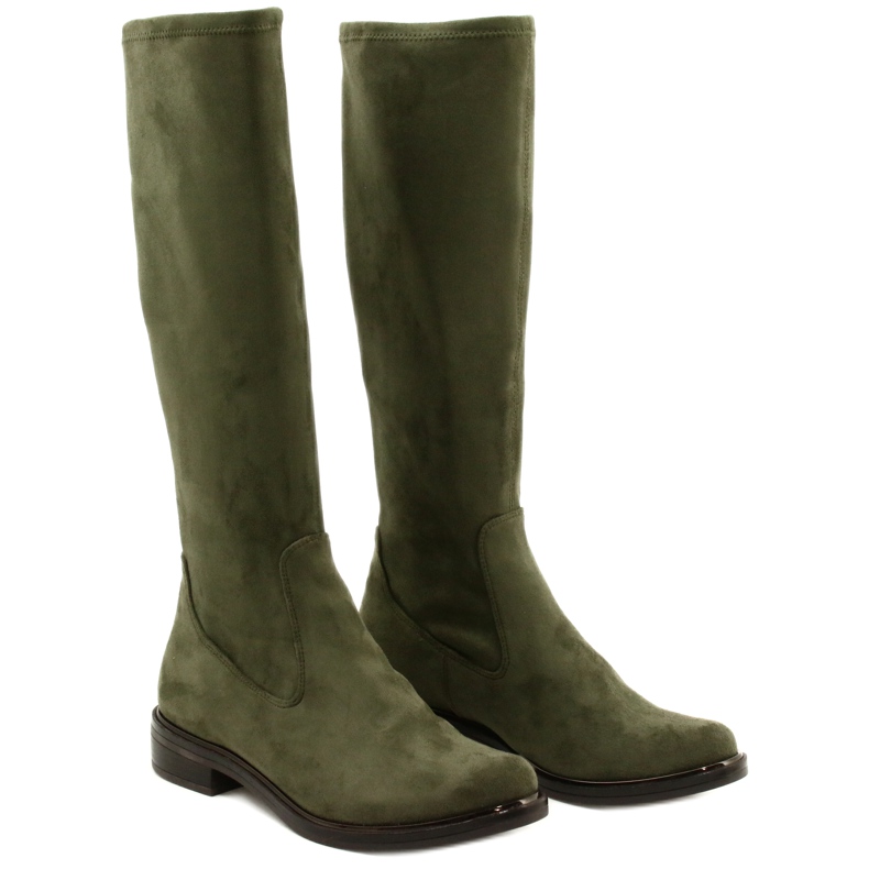 Women's boots Caprice 25512-27 737 olive stretch green 4 Women's boots Caprice 25512-27 737 olive stretch green 4