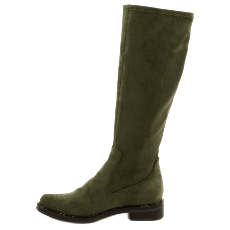 Women's boots Caprice 25512-27 737 olive stretch green 2 Women's boots Caprice 25512-27 737 olive stretch green 2
